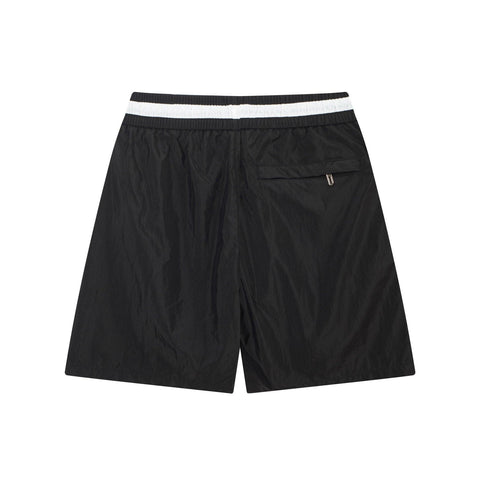 Burberry Men's Striped Cotton Knit Basketball Shorts 'Black' - Banlieue91