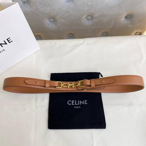 Celine Women Belt 'Brown' - Banlieue91