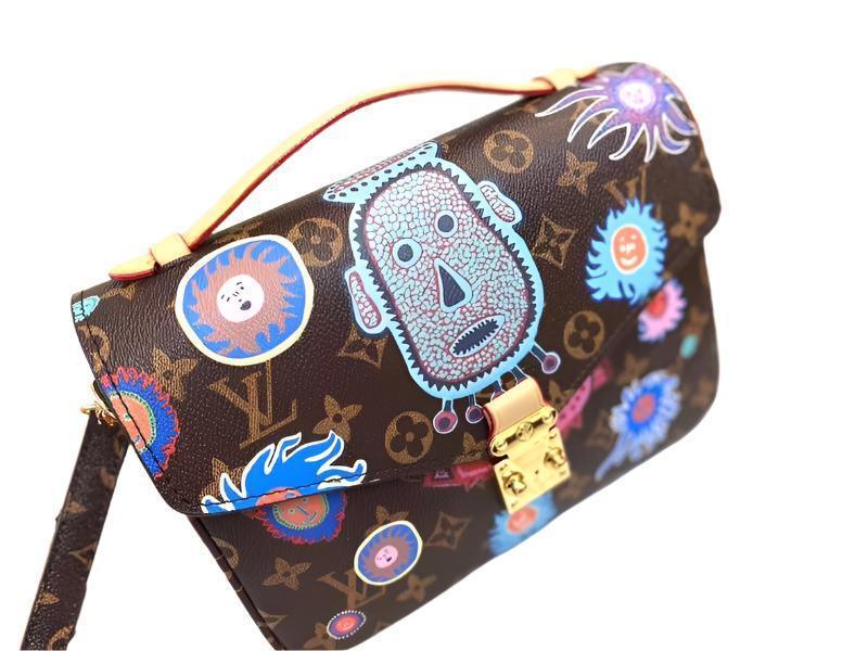 LOUIS VUITTON LV GHW Pochette Metis 2 Way Shoulder Bag Monogram Brown - Banlieue91