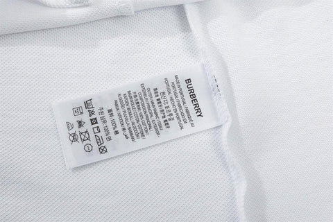 Burberry White T-Shirt With Collar - Banlieue91