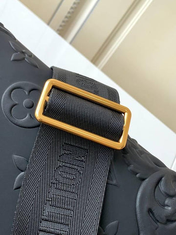 Louis Vuitton Calfskin Debossed Monogram Versailles City Keepall Dark Shadow Grey - Banlieue91