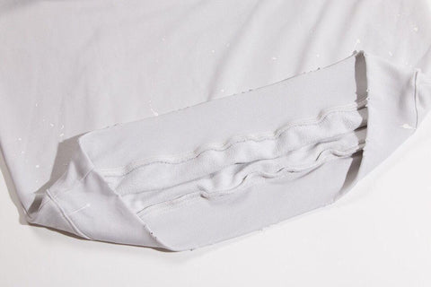 Balenciaga logo-print detail hoodie – White - Banlieue91