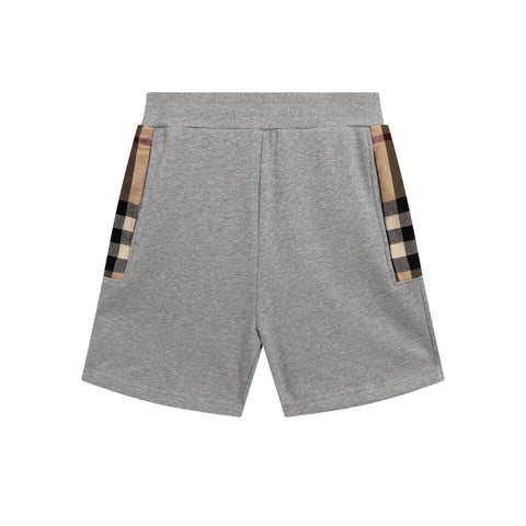 Burberry Men's Striped Cotton Knit Basketball Shorts 'Grey' - Banlieue91