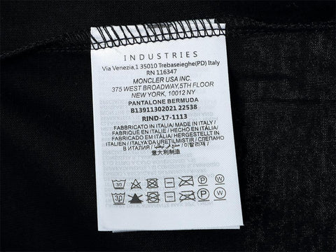 Moncler T-Shirt Without Collar 'Black' - Banlieue91