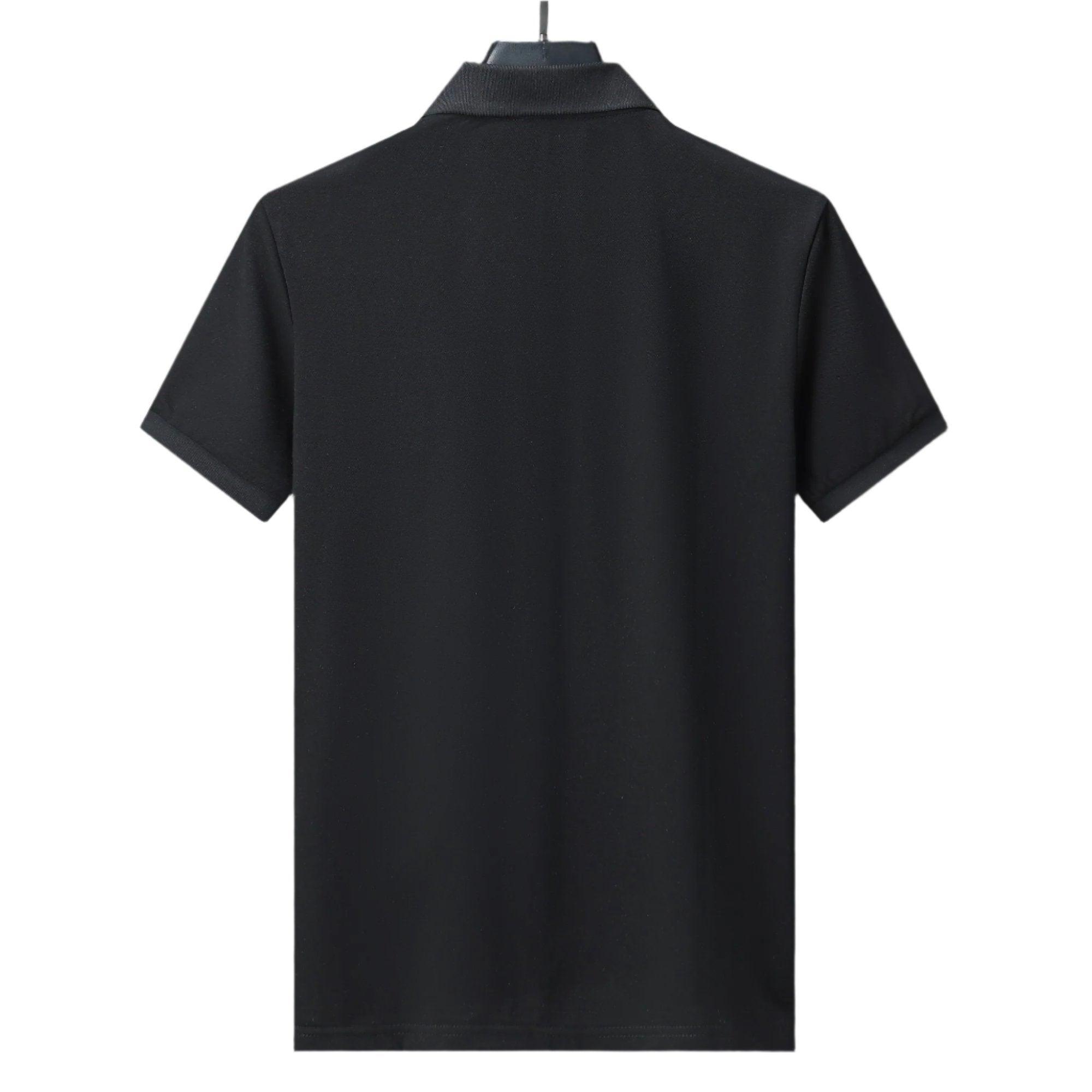 Burberry Black T-Shirt With Collar - Banlieue91