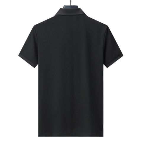 Burberry Black T-Shirt With Collar - Banlieue91