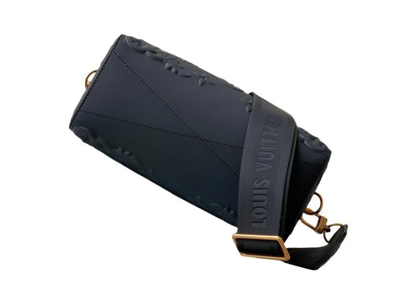Louis Vuitton Calfskin Debossed Monogram Versailles City Keepall Dark Shadow Grey - Banlieue91