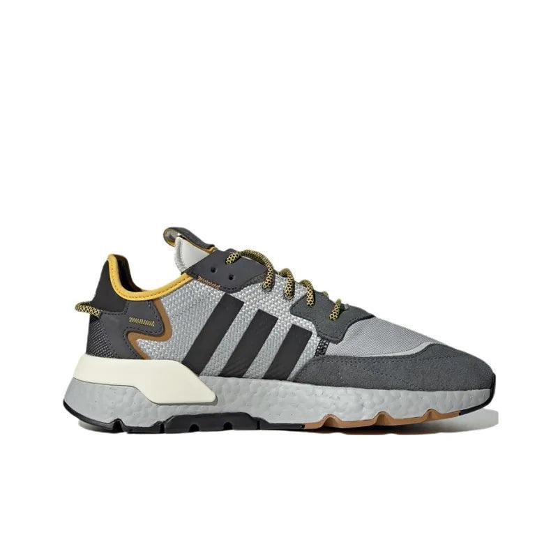 Adidas Originals Nite Jogger 'Cream Grey Black Yellow - kickmontaro