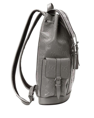 Gucci Calfskin GG Tennis Embossed Double Buckle Backpack - Banlieue91