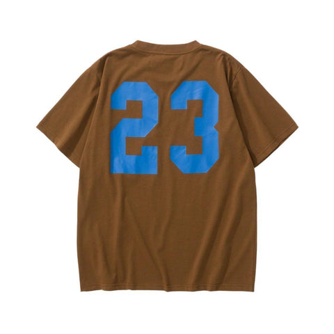 Off-White T-Shirt 23 Without Collar 'Brown' - Banlieue91