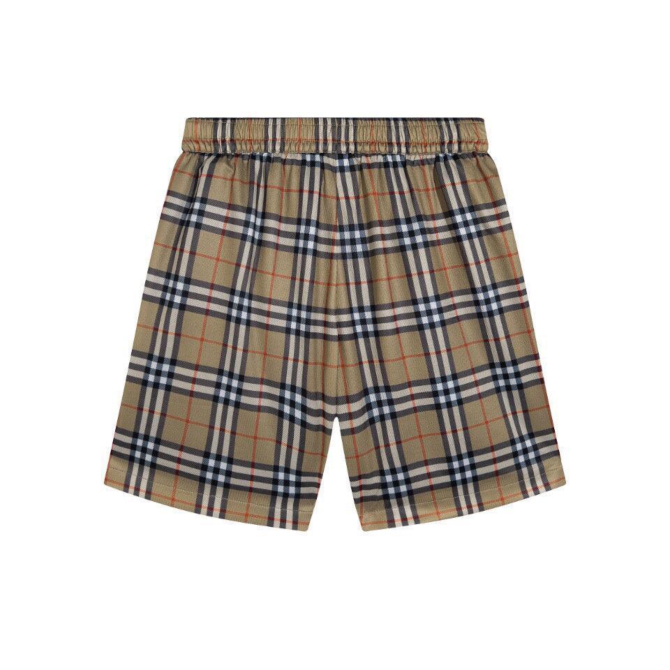 Burberry Men's Striped Cotton Knit Basketball Shorts 'Beige' - Banlieue91