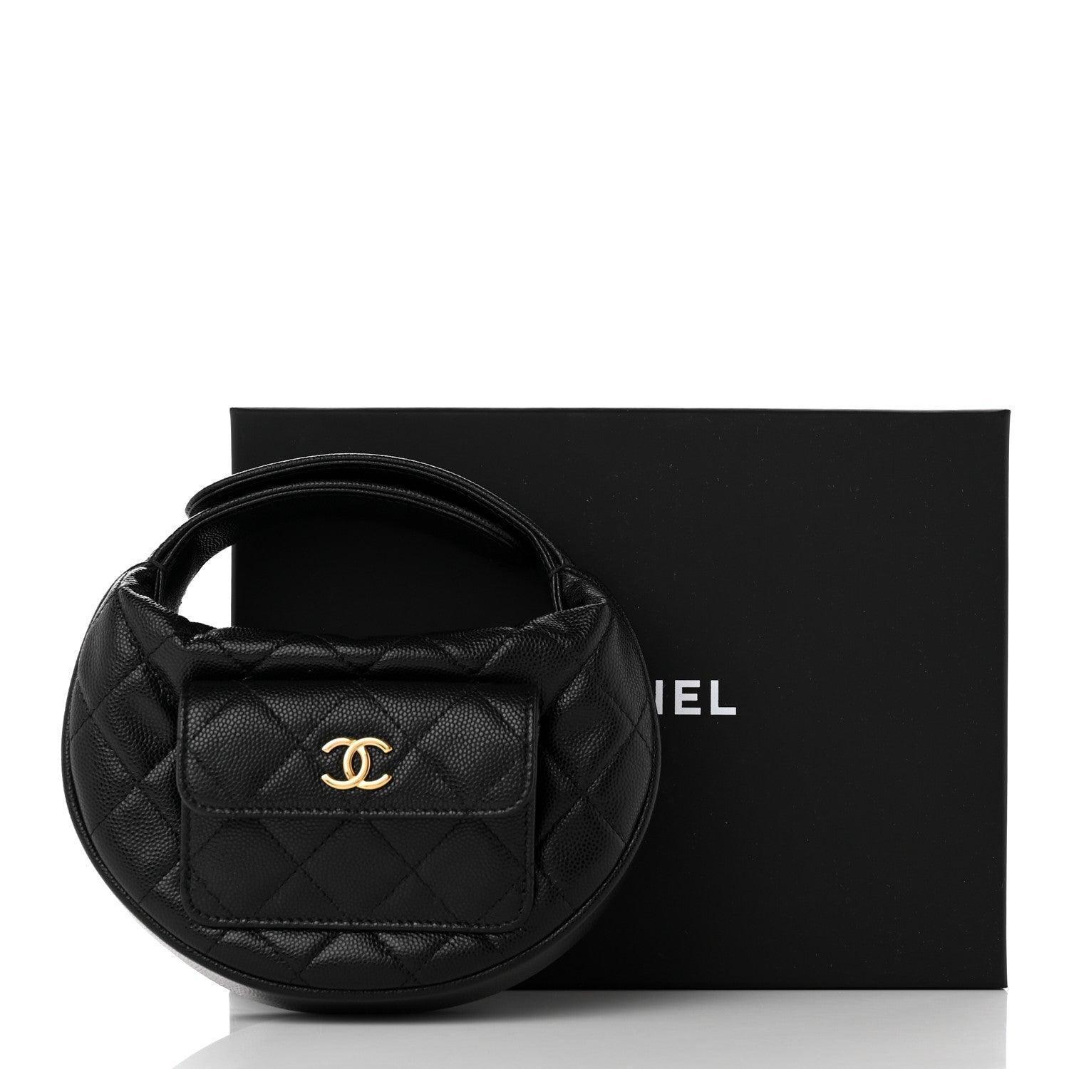 Chanel Caviar Quilted Polly Pocket Pouch Hobo - Banlieue91