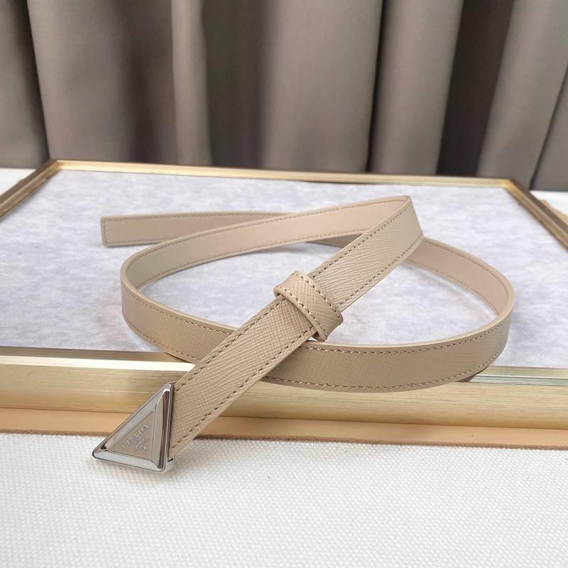 Prada Saffiano leather belt 'Sand Beige' - Banlieue91
