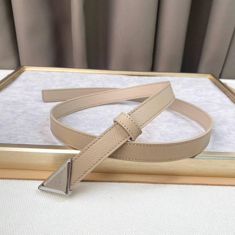 Prada Saffiano leather belt 'Sand Beige' - Banlieue91