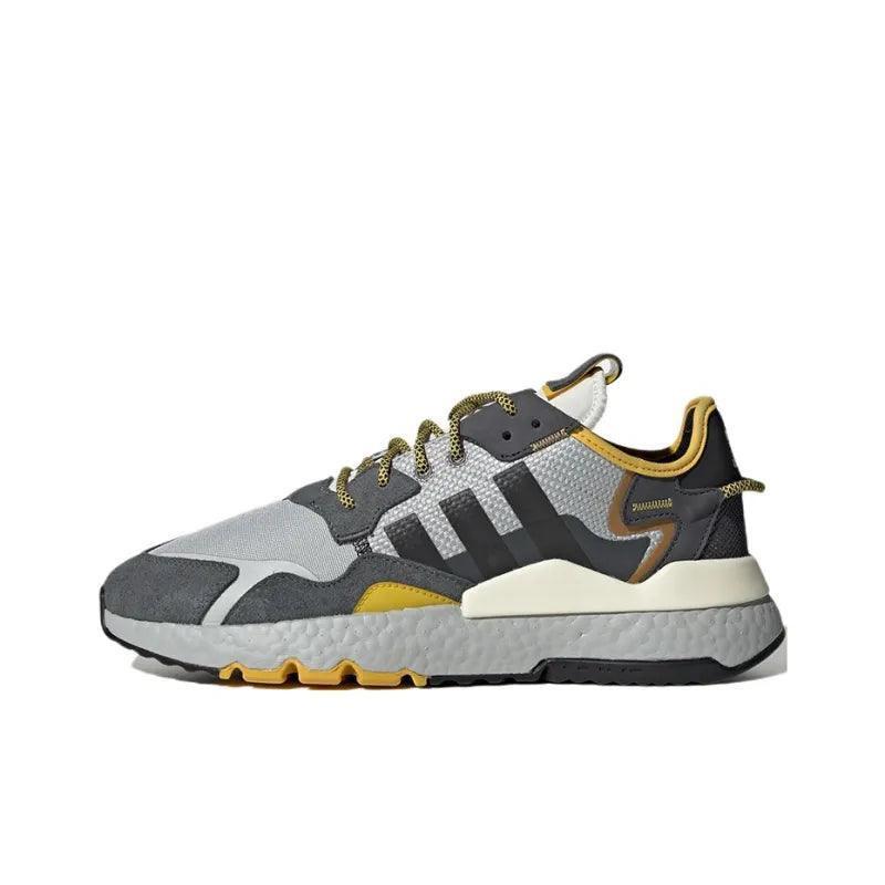 Adidas Originals Nite Jogger 'Cream Grey Black Yellow - kickmontaro