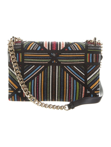 Christian Dior Medium Bead-Embellished Striped Diorama Bag - Banlieue91