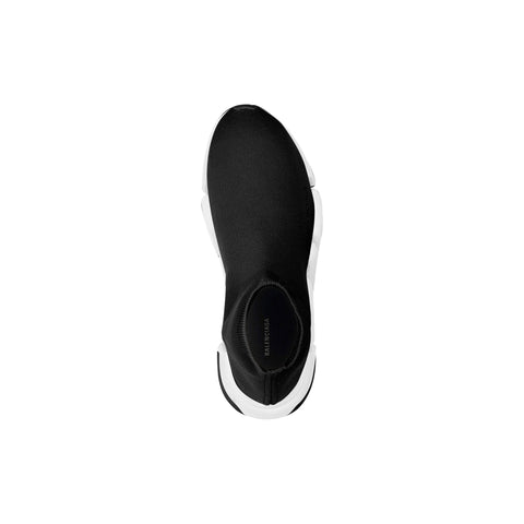 MEN'S SPEED 2.0 RECYCLED KNIT SNEAKER IN BLACK/WHITE - SpinServe