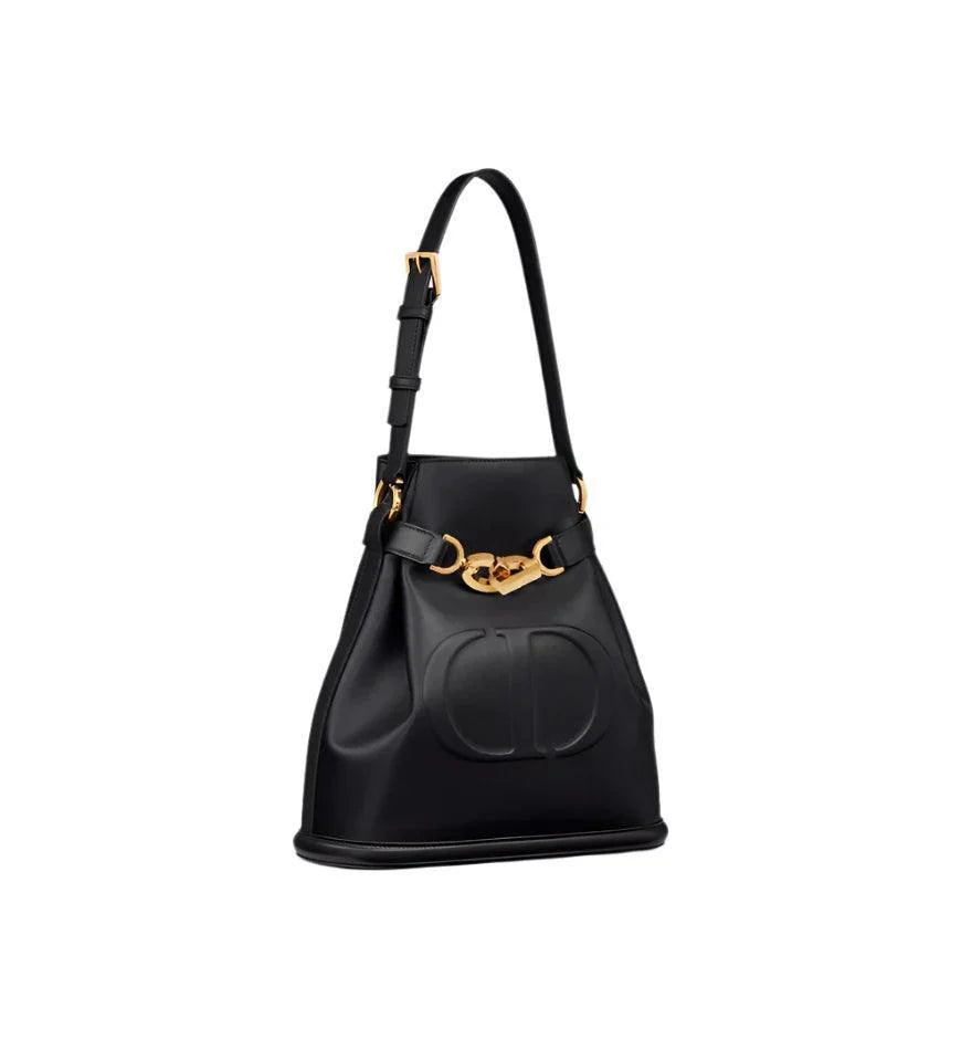 Medium C'est Dior Bag Golden Saddle CD-Embossed Calfskin - Banlieue91