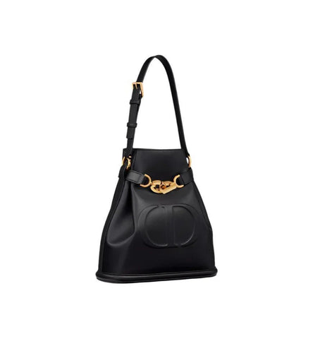 Medium C'est Dior Bag Golden Saddle CD-Embossed Calfskin - Banlieue91