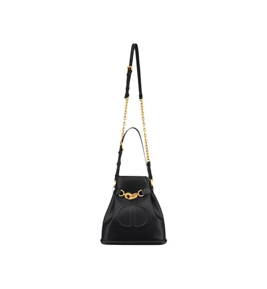 Medium C'est Dior Bag Golden Saddle CD-Embossed Calfskin - Banlieue91