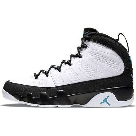 AIR JORDAN 9 Retro 'university Blue' In White