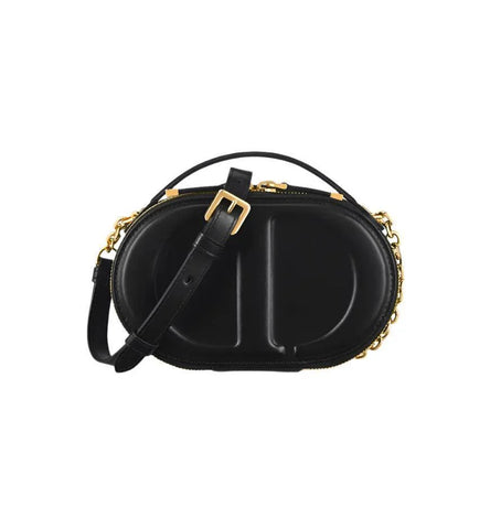 Christian Dior Signature Oval Camera Bag Calfskin with Embossed CD Signature - Banlieue91