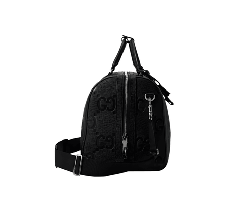 Gucci Duffle Bag Jumbo GG Embossed Leather Small - Banlieue91