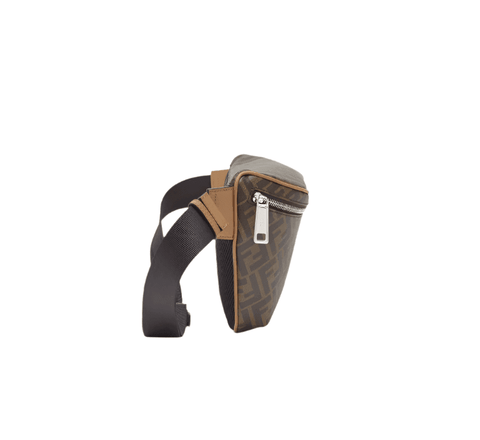 Fendi logo-print leather belt bag - Banlieue91