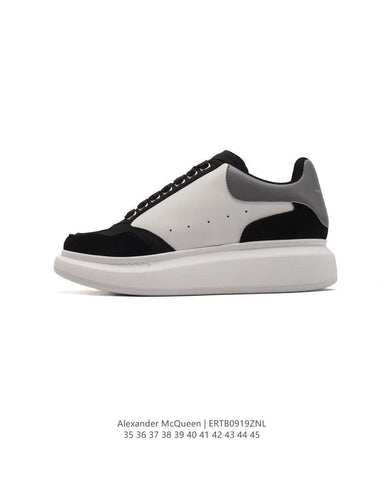 Alexander McQueen Men's Oversized Larry Leather Low-Top Sneakers - Banlieue91