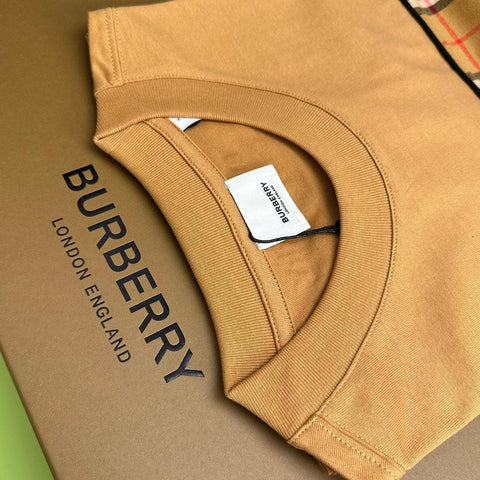 Burberry T-Shirt Without Collar 'Beige' - Banlieue91