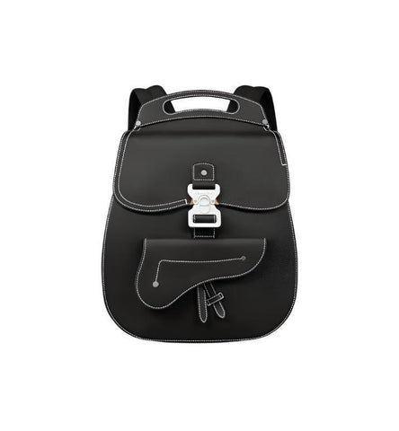 Dior Gallop Sling Bag Black Grained Calfskin - Banlieue91