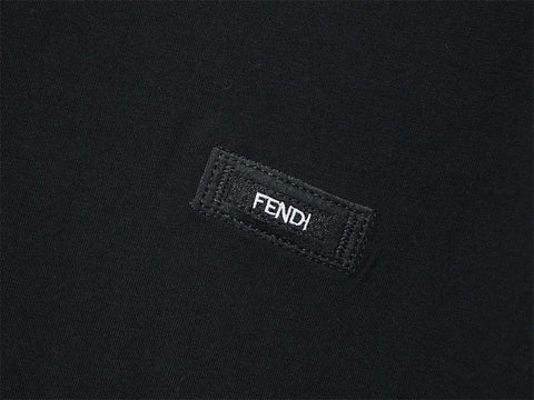 Fendi T-Shirt without Collar 'Black' - Banlieue91