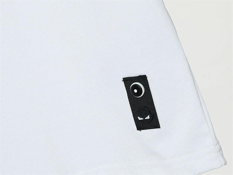 Fendi T-Shirt without Collar 'White & Black' - Banlieue91