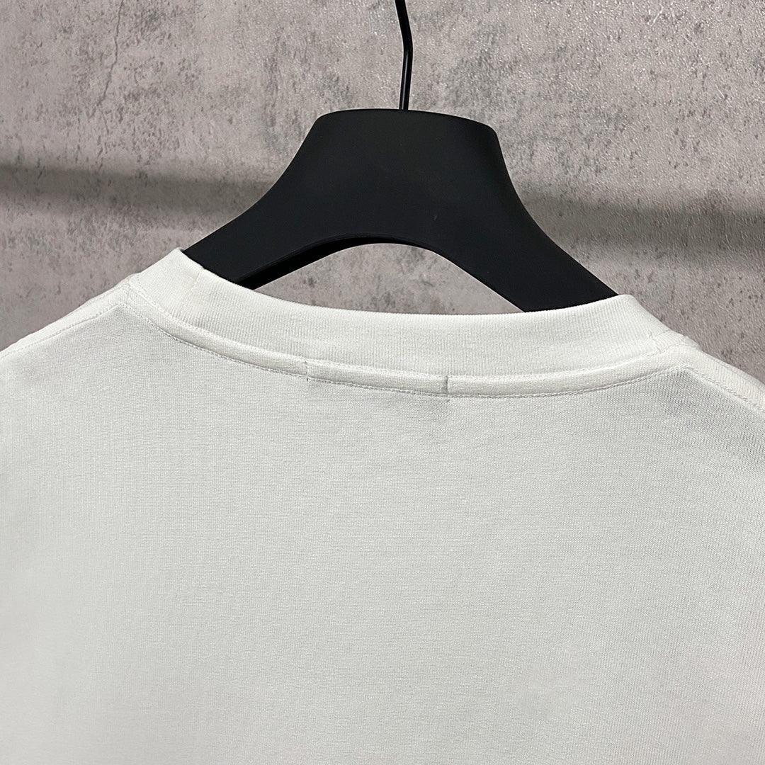 Balenciaga Cream T-Shirt Without Collar - Banlieue91