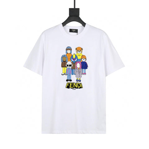Fendi T-Shirt without Collar 'White' - Banlieue91