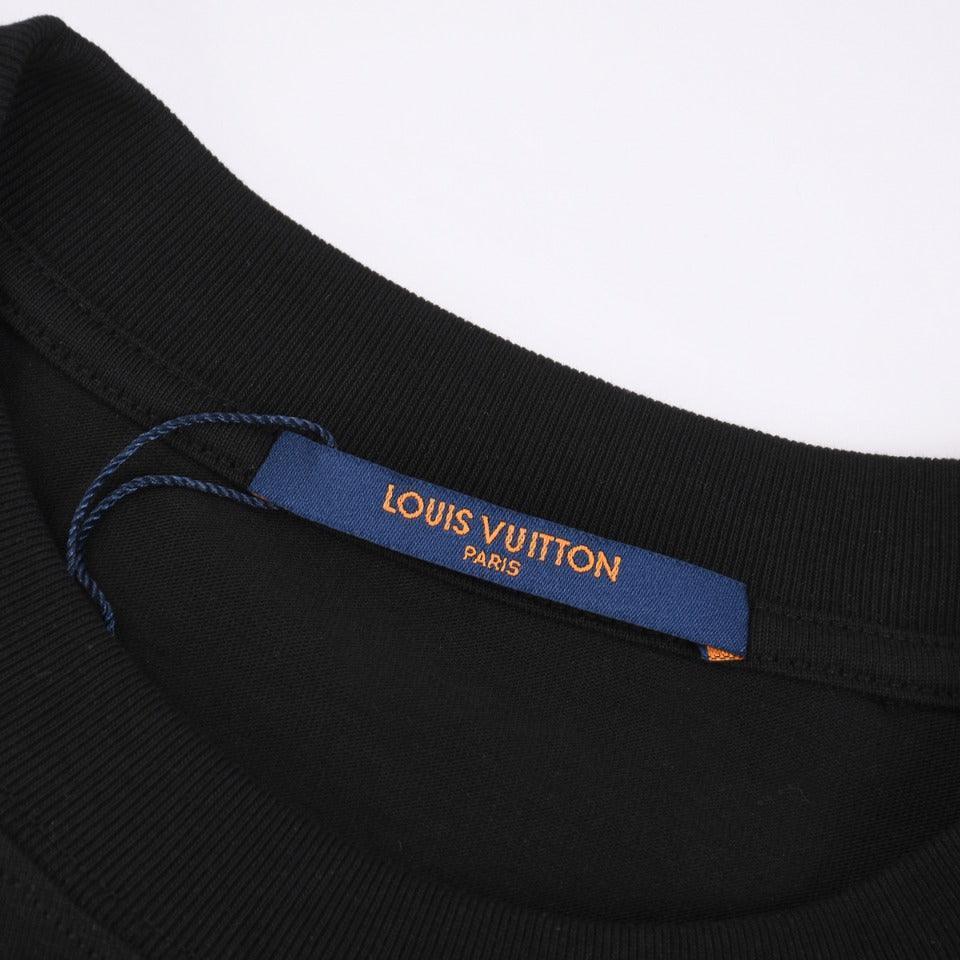 Louis Vuitton T-Shirt Without Collar 'Black' - Banlieue91