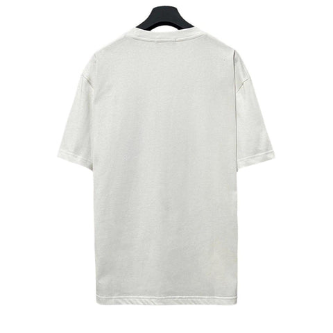 Balenciaga Cream T-Shirt Without Collar - Banlieue91