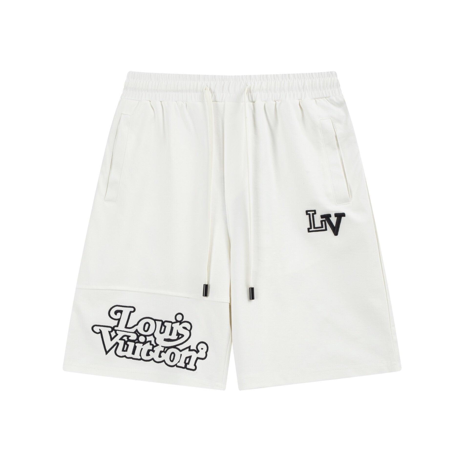 Louis Vuitton Sport Short Pant 'White/Black' - Banlieue91