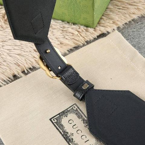 Gucci GG-buckle canvas Women belt 'Black' - Banlieue91