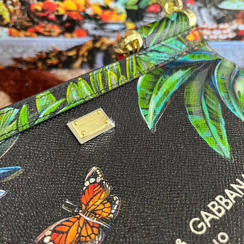 Dolce & Gabbana Flower Print Sicily Bag - Banlieue91