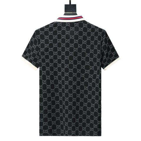 Gucci Black T-shirt with a collar - Banlieue91