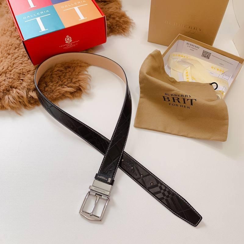 Burberry Leather Vintage Belt 'Black' - Banlieue91