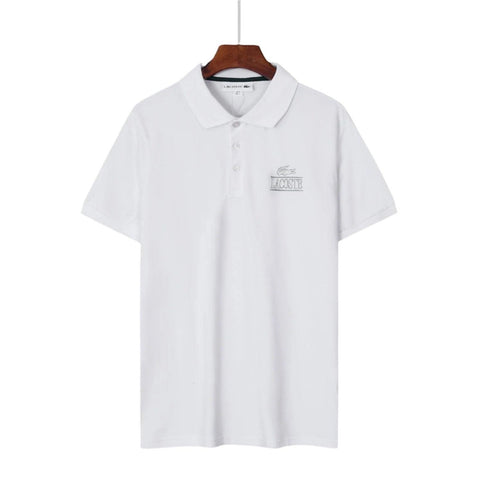 Lacoste White T-Shirt with Collar - Banlieue91