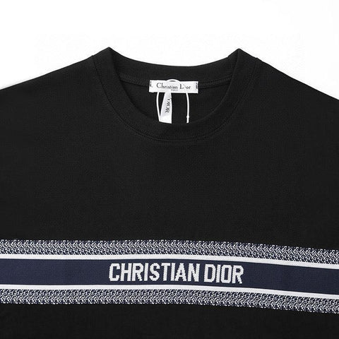 Dior T-Shirt Without Collar 'Black' - Banlieue91