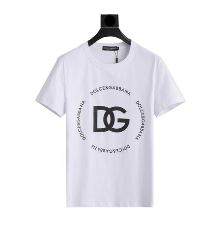 Dolce & Gabbana T-Shirt Without Collar 'White & Black' - Banlieue91