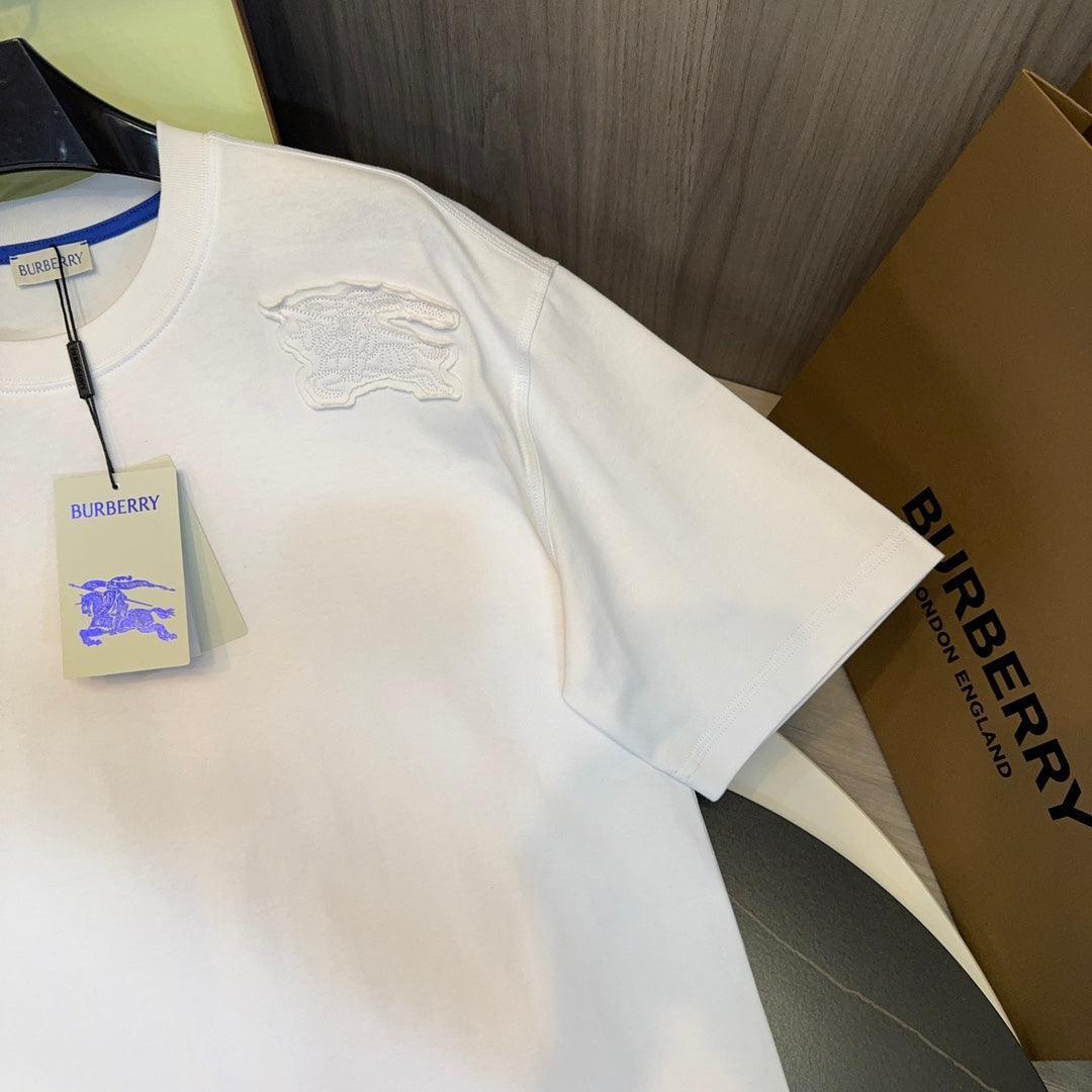 Burberry T-Shirt Without Collar 'White' - Banlieue91