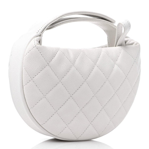 Chanel Caviar Quilted Polly Pocket Pouch Hobo - Banlieue91