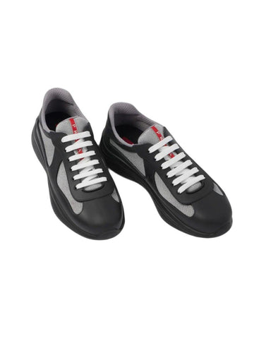 Prada America's Cup Soft rubber and bike fabric sneakers 'Black' - Banlieue91