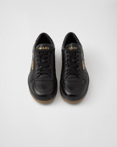 Prada Downtown nappa leather sneakers 'Black' - Banlieue91