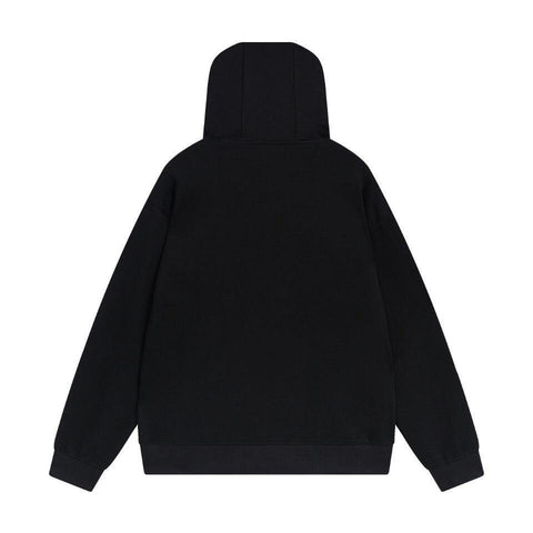 Dior Classic Letter Embroidered Hoodie Black - Banlieue91